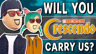 MY FIRST TIME - PLAYING CRESCENDO (Feat. @Tarapeutic) : Rec Room Quest🧛🏼💥🏰