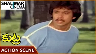 Kutra Movie || Arjun Save To Jayanthi Action Scene || Arjun, Maha Lakshmi, Poornima || కుట్ర