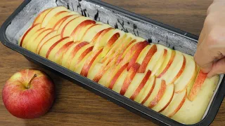 only 2 apples ! i Never had such a delicious cake! super soft and very easy !