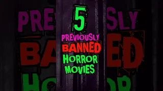 5 BANNED Horror Movies you MUST see!😱 #videonasties #banned