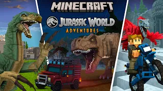 Minecraft Jurassic World Adventures Gameplay Review [Walkthrough]