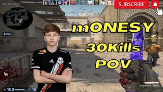 m0NESY 30Kills Dust2 POV w/huNter-/swani @ FACEIT ranked 2022.11.26 - CSGO POV