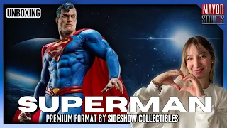 SUPERMAN Premium Format - by Sideshow Collectibles! Unboxing y review en español!