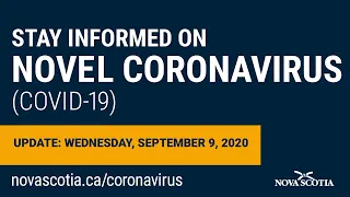 Update COVID-19 for Nova Scotians: Wednesday September 9