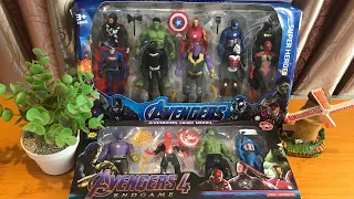 Unboxing mainan superhero black panther, ironman, thor, batman, superman part 2 #avengersendgame