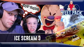 Saving 3 Chubby Friends From Rod! Ice Scream 3! Yeet Pack Survival Guide