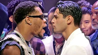 HEATED Devin Haney GOES OFF on Ryan Garcia in face off after FIERY LA PRESS CONFERENCE!