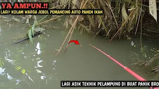 JACKPOT.!! MANCING SEHABIS HUJAN BANJIR BANDANG ||  SEMUA IKAN GANAS² SAMPAI IKAN BESARNYA NGAMUK