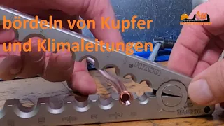 bördeln von Kupfer und Klimaleitungen + verlängern 👷 - 4M