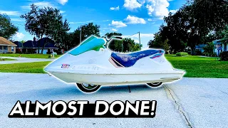 Building a Jet Ski Scooter Mounting the Body - Episode 3