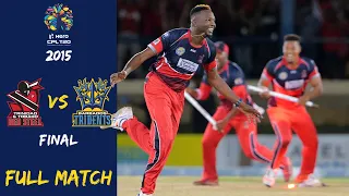 Trinidad & Tobago Red Steel vs Barbados Tridents Full Match | CPL 2015 Final