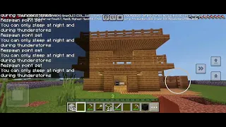 I made boundary to protect my home from mobs | i can't do voice over for now