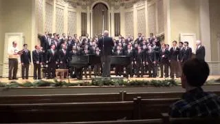 2014/01/05 Cornell Glee Club : Evening Song & Alma Mater at Swasey Chapel