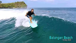 Surfing Balangan Beach BALI 10:00 19Sept.2020