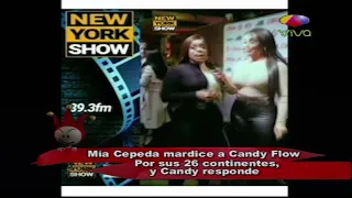 ¡SE PRENDIÓ! Mía Cepeda Mardice a Candy Flow con todos sus continentes y Candy responde