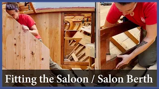 Fitting the Saloon / Salon Berth - Episode 178 - Acorn to Arabella: Journey of a Wooden Boat