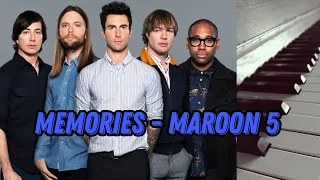 Memories - Maroon 5. Piano cover