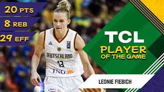 Leonie Fiebich (20 PTS) | TCL Player Of The Game | GER vs SRB | FIBA Women's OQT 2024