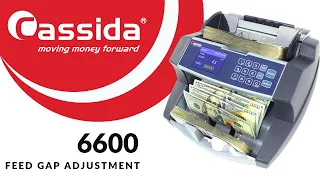 Cassida 6600 Feed Gap Adjustment Procedure