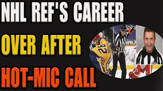 Breaking : NHL ref’s career is over after hot-mic call on Nashville Predators penalty | Watch Video