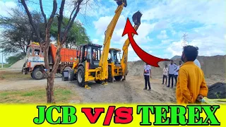 JCB 3DX V/S TEREX || Performance Test || JCB V/S TEREX QUALITY TEST ||