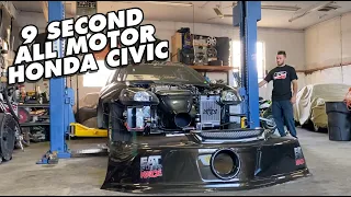 9 second All Motor Honda Civic