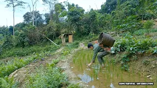 Last 5 days at the old shelter, before the drought hit this land, Trying to take care of the garden