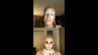 Nicky Doll from ru Paul drag race season 12 Instagram live from March 31,2020