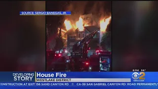 Vacant Million-Dollar Craftsman Home Goes Up In Flames In Westlake District