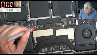 MacBook A1707 820-00928 no power repair - PP3V3 G3H missing, a common fault in MacBooks
