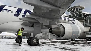 🔴 De-Ice Ops with Real ATC | VATSIM | Fenix A320 | Microsoft Flight Simulator