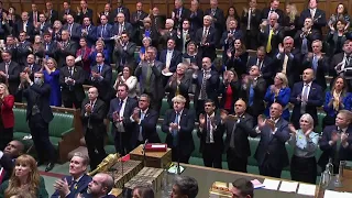 Watch: British MPs give standing ovation to Ukrainian ambassador