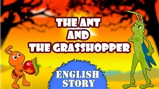 The Ant and The Grasshopper | Kids Learning Stories | Story With Moral | Animated children Stories