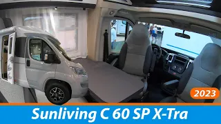 NEW Sunliving C 60 SP X | 2023 | semi-integrated | motorhome tour | caravan salon Dusseldorf