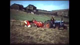 Haytime at Owlers Farm, Hebden Bridge - 1977