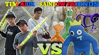 PERANG MELAWAN SQUAD RAINBOW FRENDS! SIAPA YANG MENANG? | Mikael Family