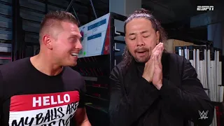 Shinsuke Nakamura y El Miz en BackStage - WWE RAW 8 de Mayo 2023 Español Latino