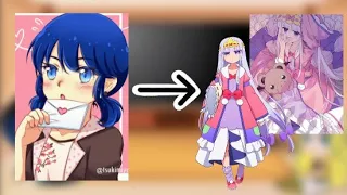 MLB react to Marinette as Princess Syalis||{Requested}||Gacha||Miraculous ladybug||