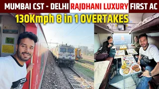 22221 CR Rajdhani Express overtakes 10 trains | FIRST AC JOURNEY fresh cooked food