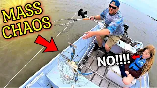 Crab Traps vs Trotline Crabbing Chesapeake Bay Blue Crabs