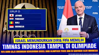 🔴 GAK JADI NANGIS !! Timnas Indonesia Akhirnya MAIN DI OLIMPIADE PARIS Usai Israel Memundurkan Diri