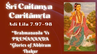 Caitanya Caritamrita Adi Lila Chapter 7 Text 97 - 98 || #ISKCON || April 30th, 2024