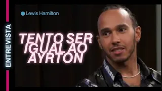 Lewis Hamilton fala da sua inspiração em Senna | Entrevista 2019