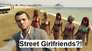 GTA V - Street girlfriend (Glitch NPC)