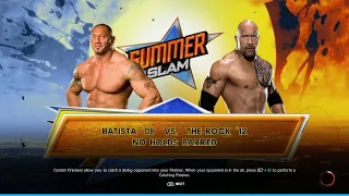 WWE 2K23 Batista Vs The Rock