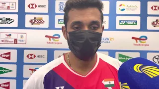 H. S. Prannoy 🇮🇳 “I think I was playing quite well, but credit to him, he is in great form”