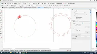 Corel Draw Tips & Tricks Stars around a Circle and make them even Part 2