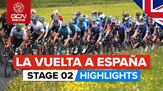 La Vuelta 2021 Stage 2 Highlights | Sprinters Battle For Green Jersey