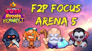 RUSH ROYALE! 👑 F2P FOCUS - UPDATE - WE GOT ENGINEER, VAMPIRE, AND CHEMIST! PVP AND COOP