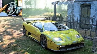 Rebuilding a Lamborghini Diablo GTR - Forza Horizon 5 (Logitech g29 Steering Wheel) Gameplay